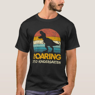 T-shirt Gravure Dans La Maternelle Dinosaure 1Er Jour Reto