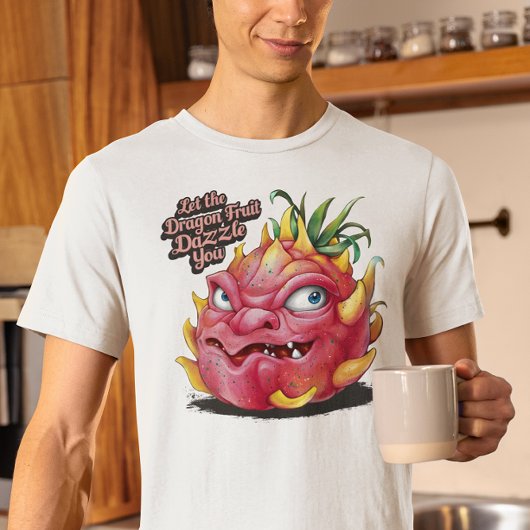 T-shirt Gravure de fruits de dragon vibrants
