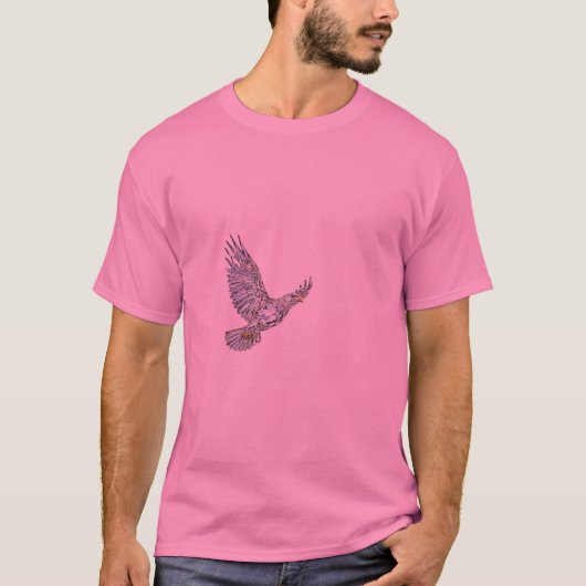T-shirt Gravure de l'aigle cristal (Devant)