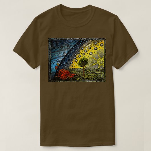 T-shirt Gravure flammarion 1 (Design devant)