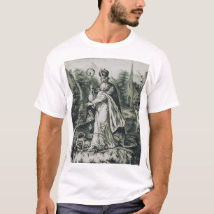 T-shirt Gravure vintage de Saint Patrick bannissant les se
