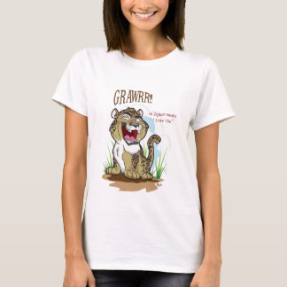 T-shirt GRAWRR ! - Bébé de dames - poupée