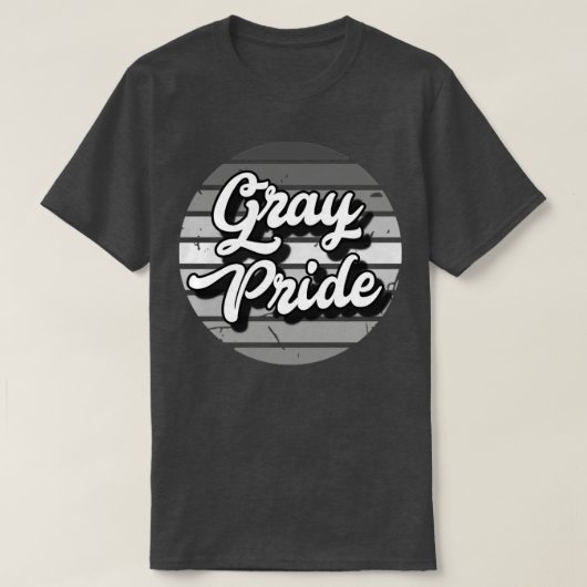 T-shirt Gray pride (Design devant)