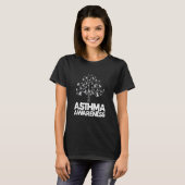 T-shirt Gray Ribbon World Asthma Day Support Asthma Award (Devant entier)