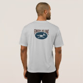 T-shirt "Gray Tech" pour hommes RVRR "Train" (Dos entier)