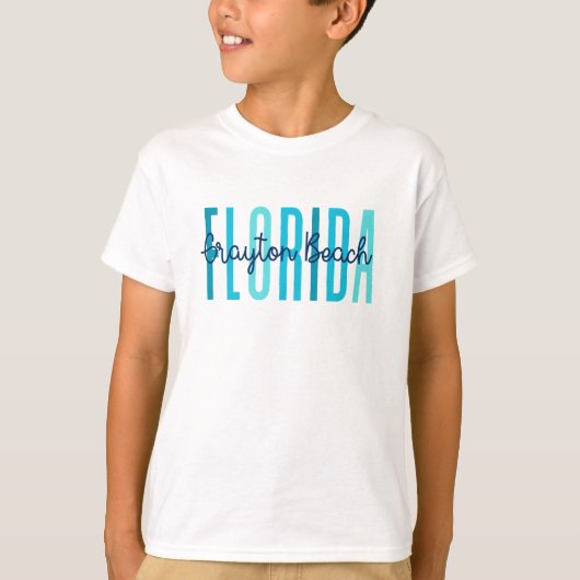 T-shirt Grayton Beach Florida (Océan) (Devant)