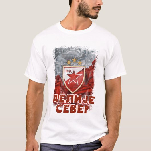 T-shirt GRB Delije Sever Crvena Zvezda Beograd / Red Star (Devant)