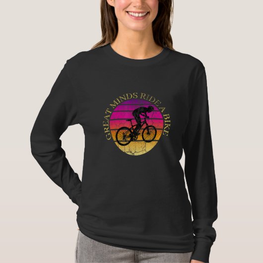 T-shirt Gread Minds Ride A Vélo Cycling Graphisme (Devant)