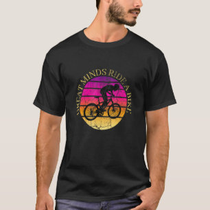 T-shirt Gread Minds Ride A Vélo Cycling Graphisme