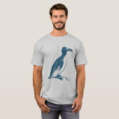 T-shirt Great Auk - Ocean Blue (Devant entier)