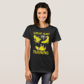 T-shirt Great Aunt In Training Dinosaur For Auntie (Devant entier)