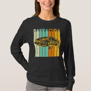 T-shirt Great Barracuda Cuda Pêche Faune Salle Wi-Fi