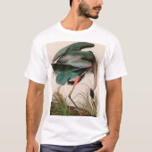 T-shirt Great Blue Heron Birds of America Audubon Imprimer (Devant)