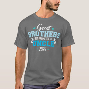 T-shirt Great brothers get promoted to uncle 2024