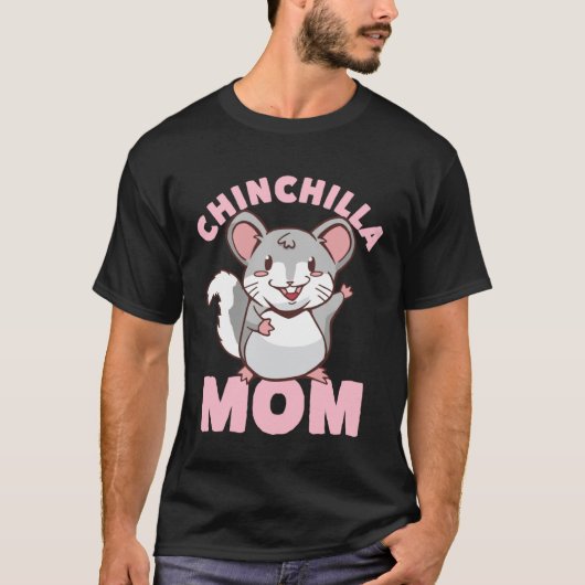 T-shirt Great chinchilla mum for women (Devant)
