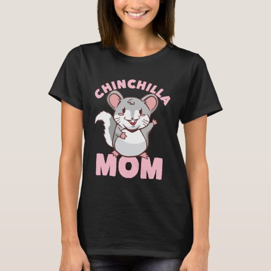 T-shirt Great chinchilla mum for women (Devant)
