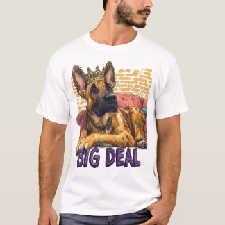 T-shirt Great Dane - Big Deal Regal Design de dessin animé