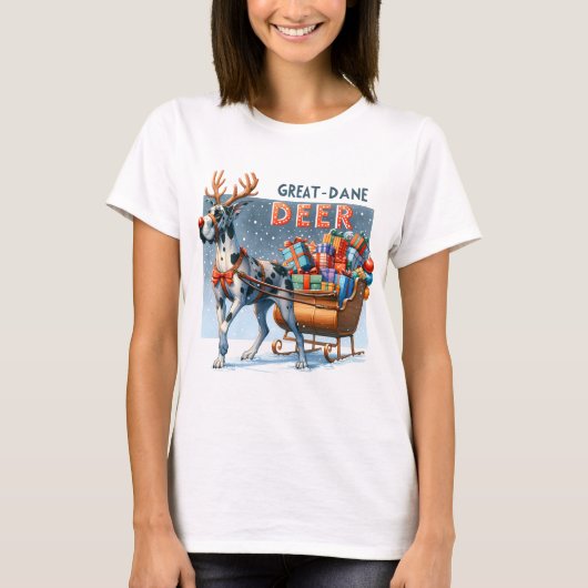 T-shirt Great-Dane Deer (Devant)