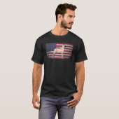 T-shirt Great Dane Dog Pet 4 juillet American Flag Ameri (Devant entier)