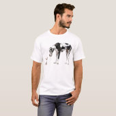 T-shirt Great dane et chiwawa (Devant entier)