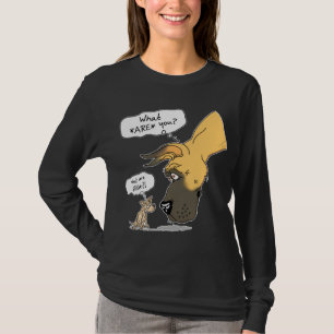 T-shirt Great dane et faon de chiwawa