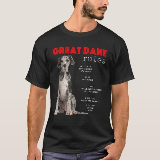T-shirt Great Dane Great Dane (Devant)