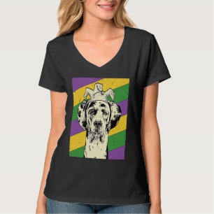 T-shirt Great Dane Jester Mardi Gras Chien Maman ou Papa