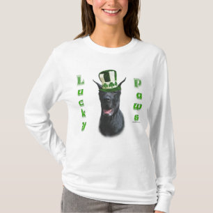 T-shirt Great Dane Lucky Paws; St. Patty's Day Great Dane