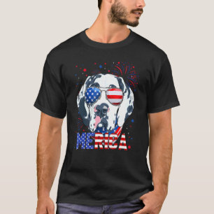 T-shirt Great Dane Merica Lunettes de soleil 4 juillet Amé