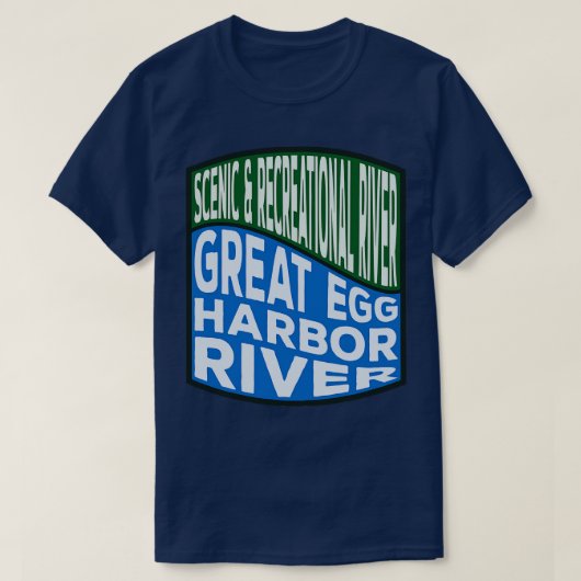 T-shirt Great Egg Harbour River National Pittoresque and R (Design devant)
