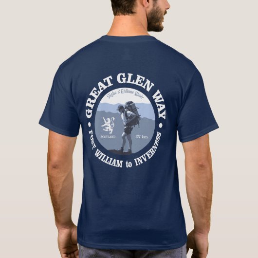 T-shirt Great Glen Way (Dos)