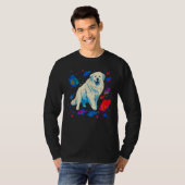 T-shirt Great Pyrenees  Dog in Space (Devant entier)