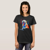 T-shirt Great Pyrenees Dog Piano (Devant entier)