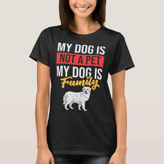 T-shirt Great Pyrenees Dog Puppies Owner (Devant)