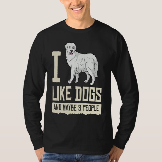 T-shirt Great Pyrenees Dog Puppies Owner Lover (Devant)