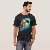 T-shirt Great Pyrenees Dog Surf (Devant entier)