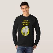 T-shirt Great Pyrenees Mama Great Pyrenees Dog Mother (Devant entier)