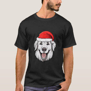 T-shirt Great Pyrenees Noël Père Noël Chien mignonne Vacan