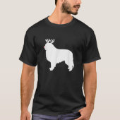 T-shirt Great Pyrenees Reindeer Christmas Dog  (Devant)