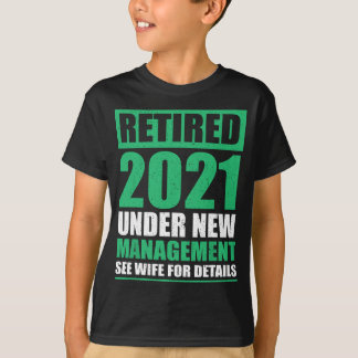 T-shirt Great Retirement 2021 Venin Pensioneers Husband Re