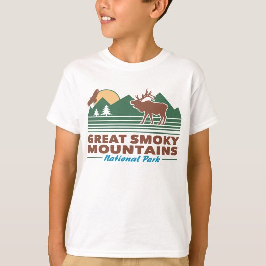 T-shirt Great Smoky Mountains (Devant)