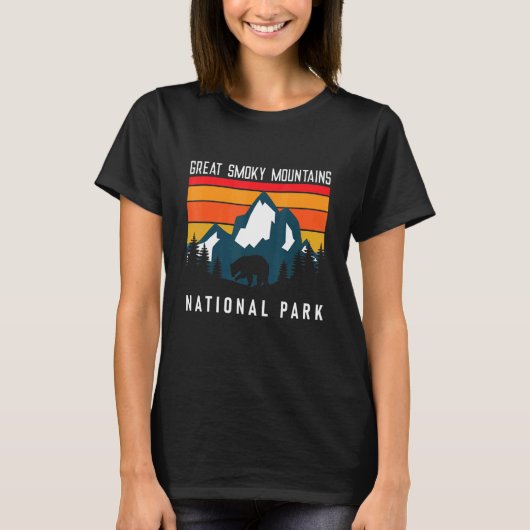 T-shirt Great Smoky Mountains National Park National Park (Devant)