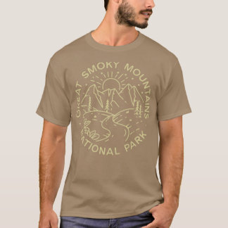 T-shirt Great Smoky Mountains National Park Paysage Scen