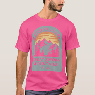 T-shirt Great Smoky Mountains National Park Randonnée Souv
