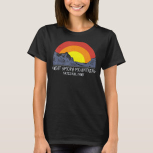 T-shirt Great Smoky Mountains National Park Vintage 2