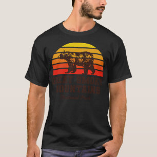 T-shirt Great Smoky Mountains Parc national Bear Retro Vin