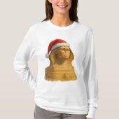 T-shirt Great Sphinx Santa Hat Ancient egypt christmas (Devant)