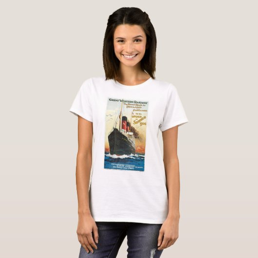 T-shirt Great Western Railway - Vers l'Irlande (Devant entier)