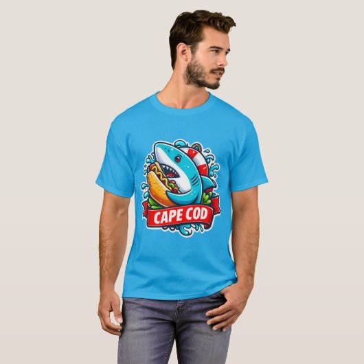 T-shirt Great White Cape Cod (Devant entier)