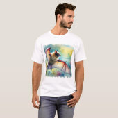 T-shirt Greater Noctule Bat 120924AREF149 - Watercolor (Devant entier)